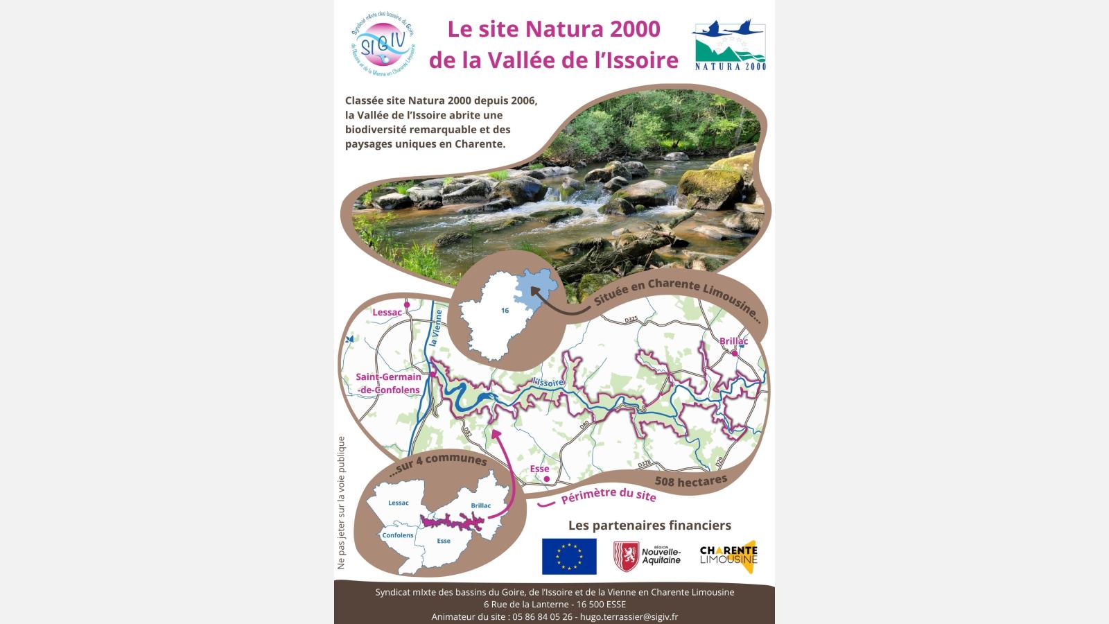 Plaquette de communication du site N2000 de la Vallée de l'Issoire (1)